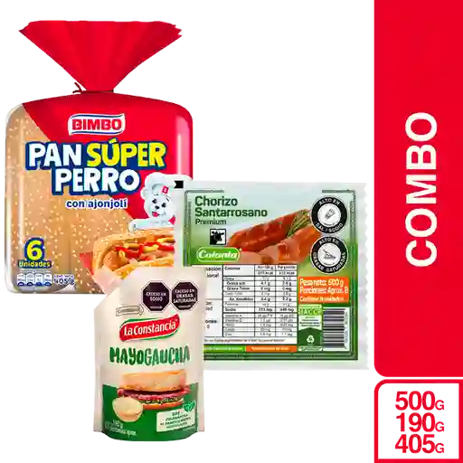 Combo Mayogaucha + Bimbo Pan + Salchicha Ranchera Premium
