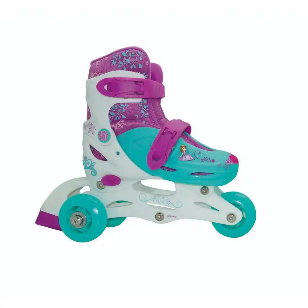 Qmax Set de Patines 2 en 1 Princesa Sofia