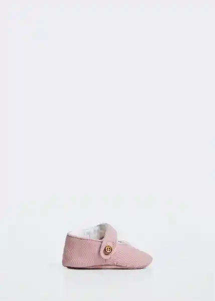 Zapato Papis Rosa Pastel Talla 15 Niños Mango