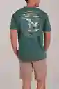 Camiseta Manga Corta Standard Fit Shuffle Hombre Talla S Oneill