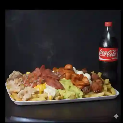 Combo Papas Locas Familiar X4  + Coca-cola 1.5