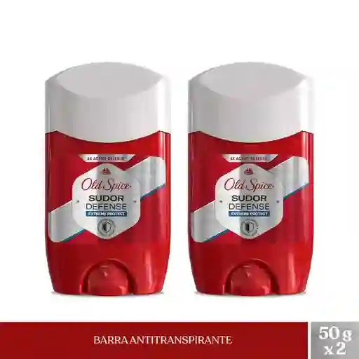 Old Spice Desodorante Antitranspirante Protect 50 g x 2 Und