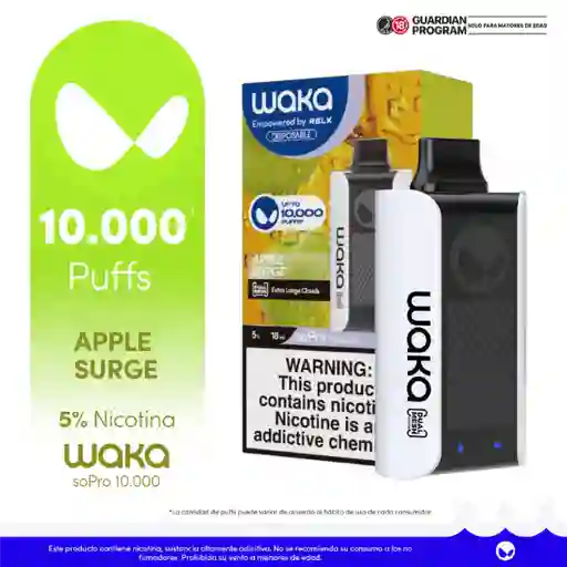 WAKA Vape SoPro 10.000 Apple Surge 5% 10.000 Puffs