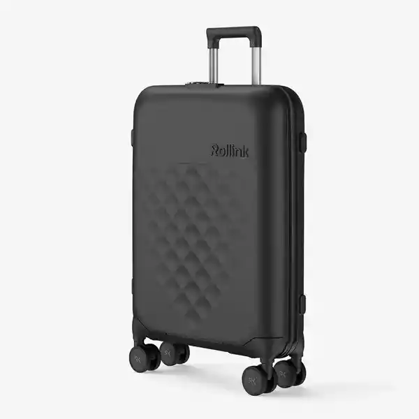Rollink Maleta Carry on Flex Negro Mediano 360