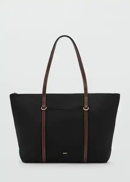 Bolso G Cobalt Negro Talla 99 Mujer Mango