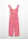 Enterizo Mono Trinidad Rojo Talla XS Mujer Mango