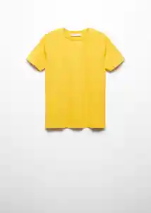 Camiseta Chalacai-X Amarillo Talla 24 Mujer Mango