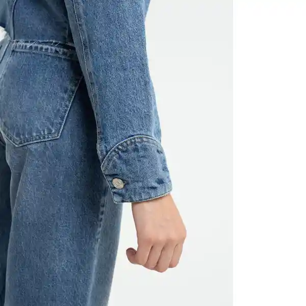 Chaqueta Maia Mujer Azul Indigo Medio Talla S 423E308 Naf Naf