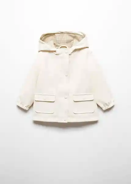 Abrigo Snowb Crudo Talla 70 Niñas Mango