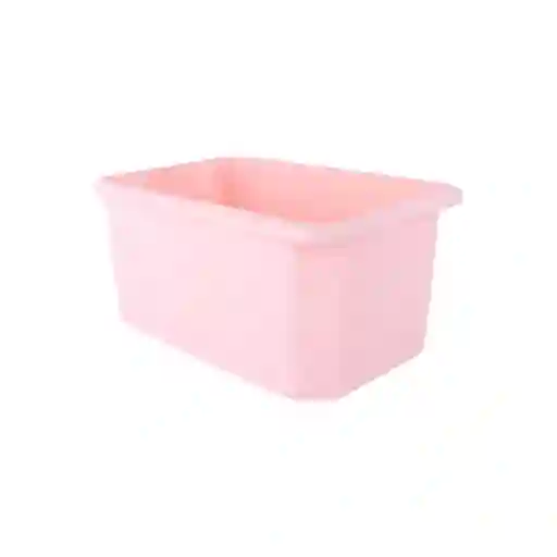 Organizador Plástico Cesta de Almacenamiento Rosa Miniso