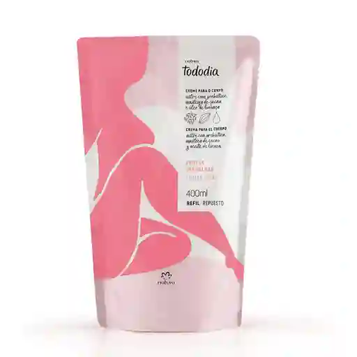 Repuesto Crema Nutritiva Corporal Frutas Rojas Tododia