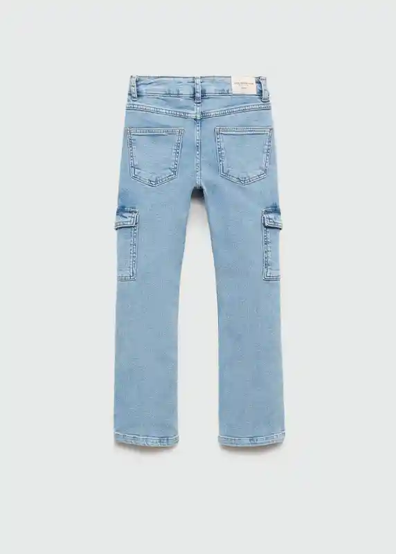 Jean Cargo7 Tejano Medio Talla 11 Niñas Mango