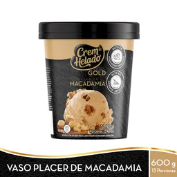 Crem Helado Helado Gold Sabor a Arequipe con Macadamia