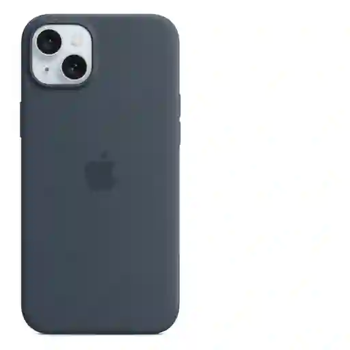 Apple Funda de Silicona Magsafe iPhone 15 Plus Azul Tempestad