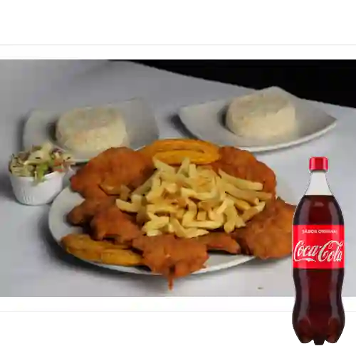 Combo Chuleta de Cerdo Familiar +Cocacola Orig 1.5l