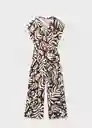 Enterizo Mono Merci Marrón Talla M Mujer Mango