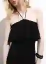 Vestido Divi Negro Talla S Mujer Mango
