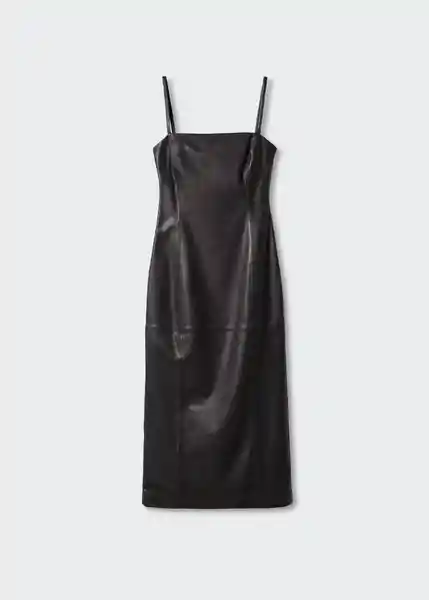 Vestido Gilda Negro Talla L Mujer Mango