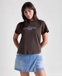 Camiseta Mujer Café Talla M 609G090_CAF171044 Americanino