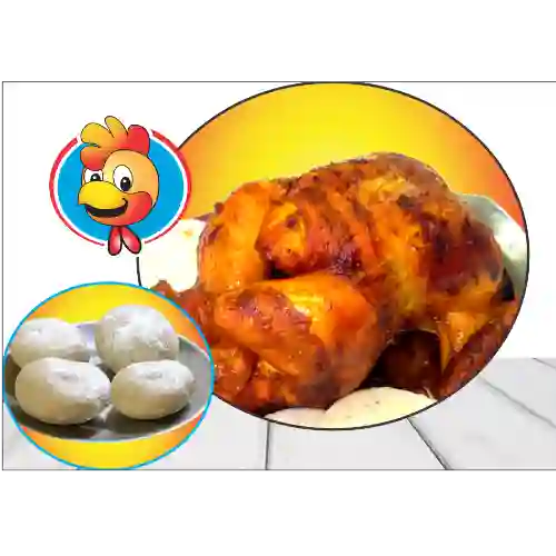 Medio Pollo Asado