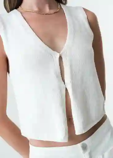 Tejido Mujer Crudo Puro Claro Talla S 483G066 Naf Naf