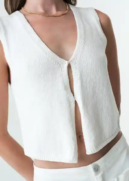 Tejido Mujer Crudo Puro Claro Talla S 483G066 Naf Naf