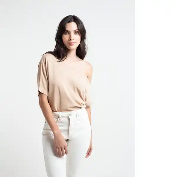  Saco Tejido Hortencia Beige Goma Medio Talla M Naf-Naf 