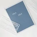 Pizarra con Letras Diseño 0003 Casa Ideas