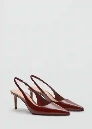 Zapatos Rima Burdeos Talla 37 Mujer Mango