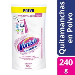 Vanish Desmanchador en Polvo Ropa Blanca Oxi Action