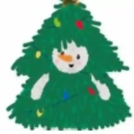 Peluche Para Mascota Muñeco de Nieve Árbol de Navidad Miniso