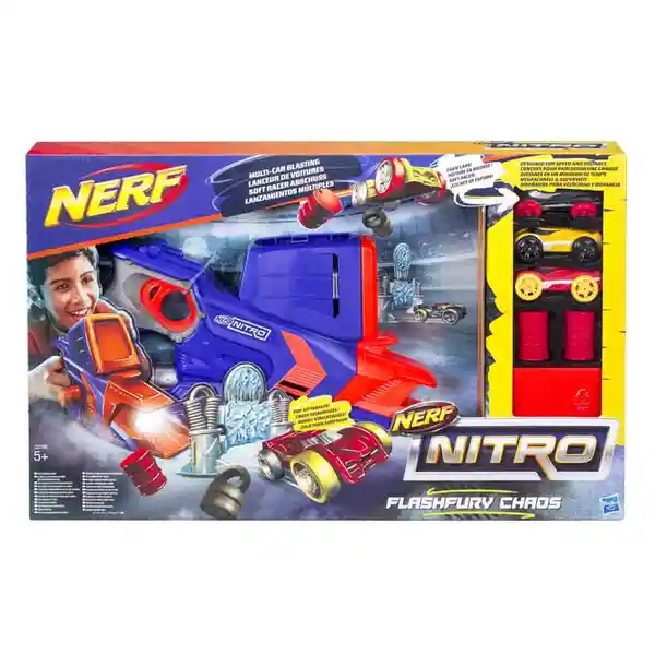 Nerf Lanzador Nitro Flash Fury Chaos