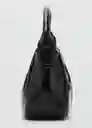 Bolso León Negro Mujer Mango