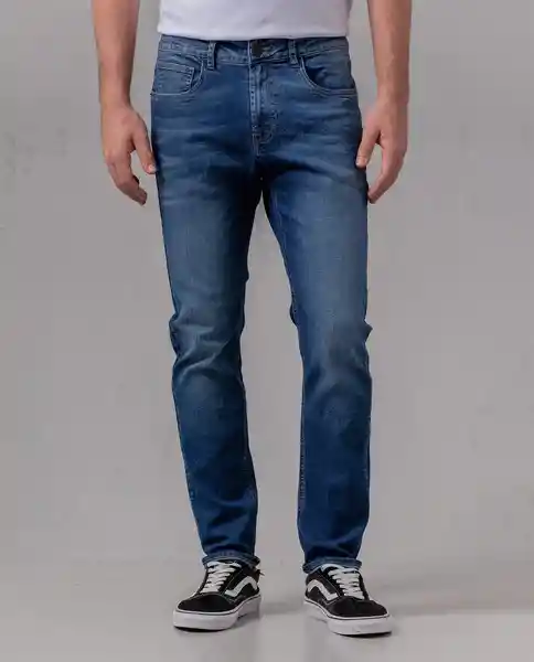 Jean Slim Hombre Azul Colonial Ultraoscuro Talla 34 73796 Rifle
