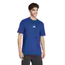 Adidas Camiseta Sl Sj Manga Corta Lifestyle Hombre Azul Talla S