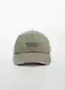 Gorra Quote6 Khaki Talla 99 Mujer Mango