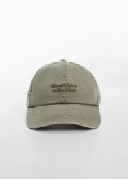 Gorra Quote6 Khaki Talla 99 Mujer Mango