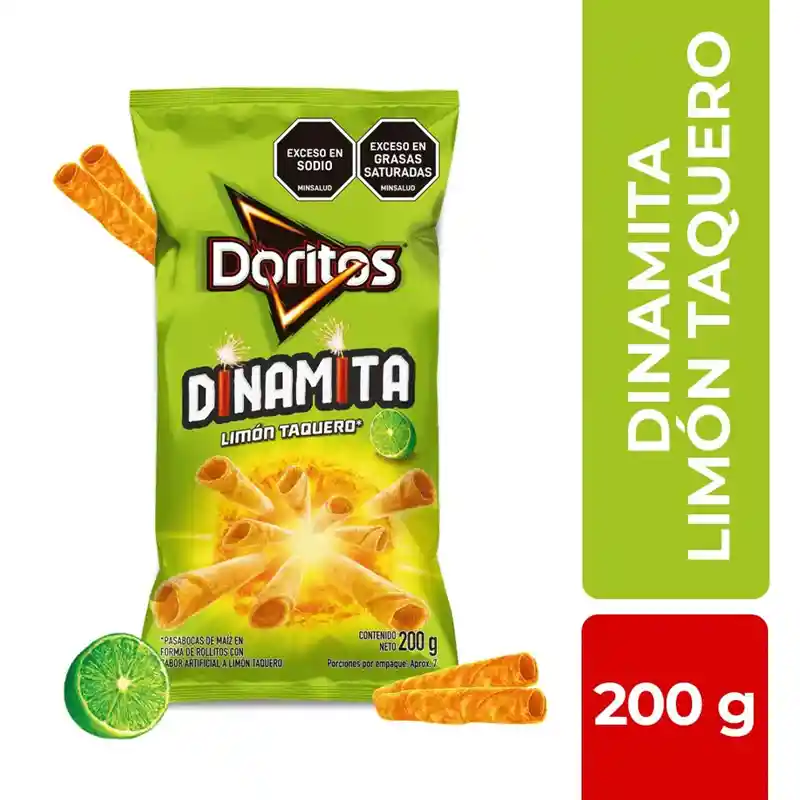 Doritos Snack Dinamita Limon Taquero 200 g