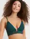 Top Bralette Aerie Verde Talla Small American Eagle