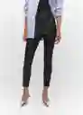 Leggings London Negro Talla 18 Mujer Mango