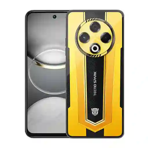 Celular Tecno Mobile Tecno Spark 30 Bumblebee 256 Gb 8 Gb Ram Amarillo Pim Bandeja Estuche Trasero