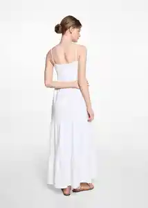 Vestido Sharon 1 Off White Talla 20 Niñas Mango