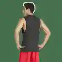 Adidas Camisa Polo D4t 3s Tank Hombre Negro Talla L Ref: Je5685