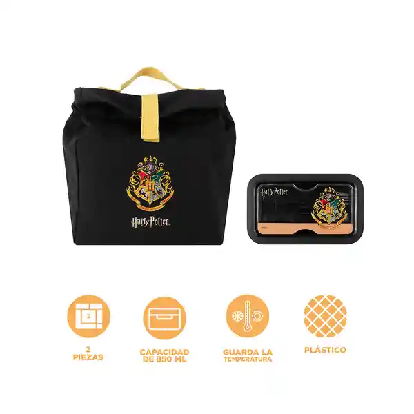 Contenedor y Bolsa Para Alimentos Serie Harry Potter Miniso