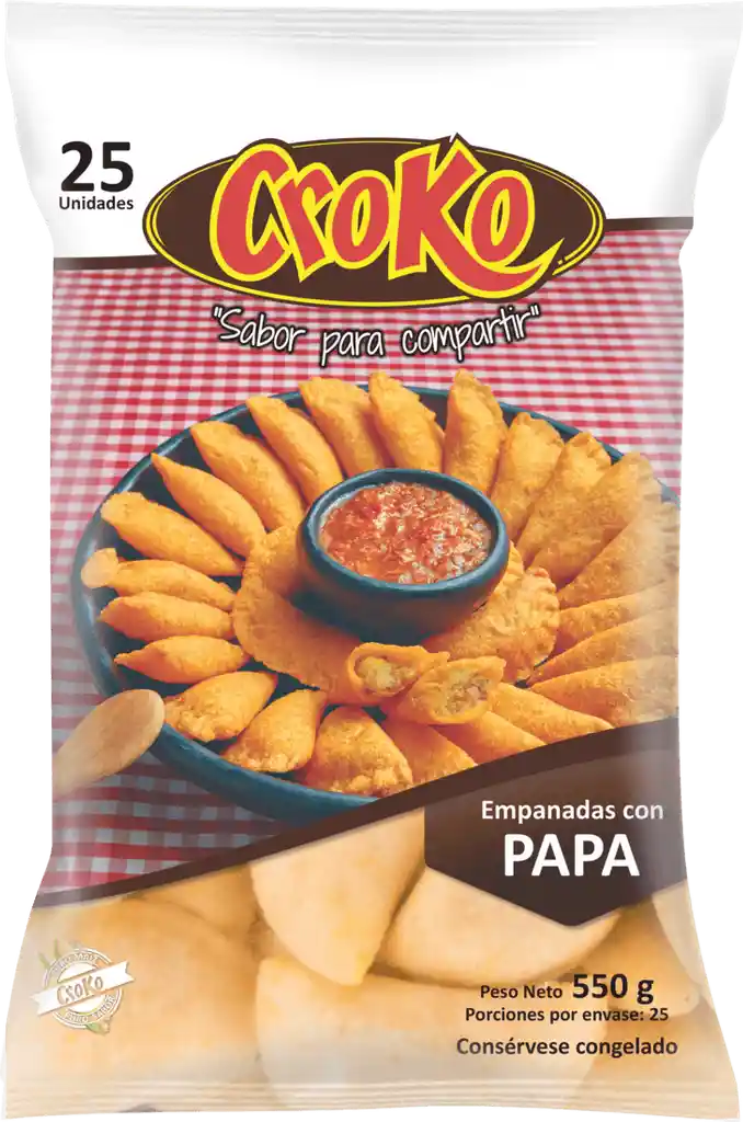 Empanada Con Papa Croko X25 *550gr