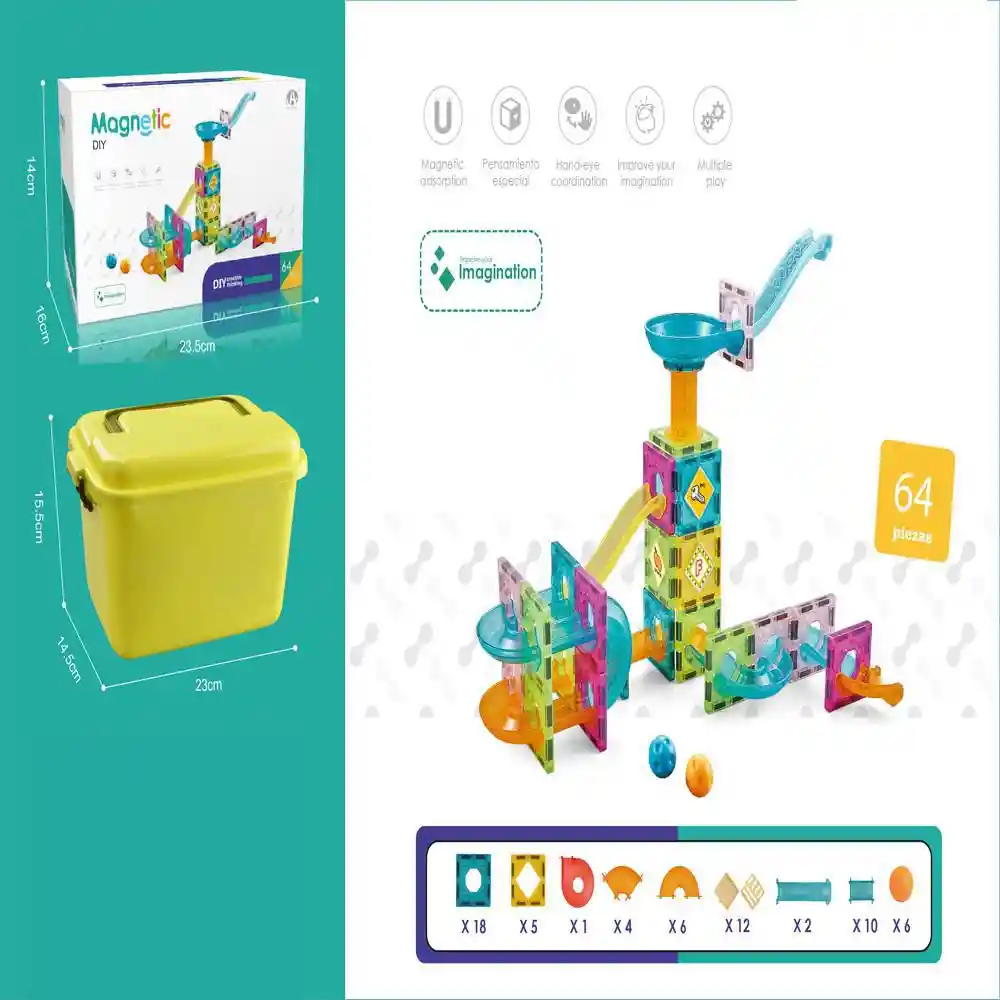Masen Toys Bloques Magnéticos