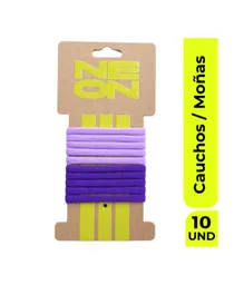 Neon Elastics Moña Caucho Moradas