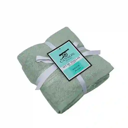 Toalla 40x70 en 420 Gm² Mano-verde