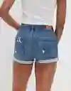 Short Mujer Azul Talla 8 400381244008 American Eagle