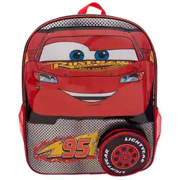 Ruz Mochila Primaria Cars Rayo Mc Queen Gris Metálico